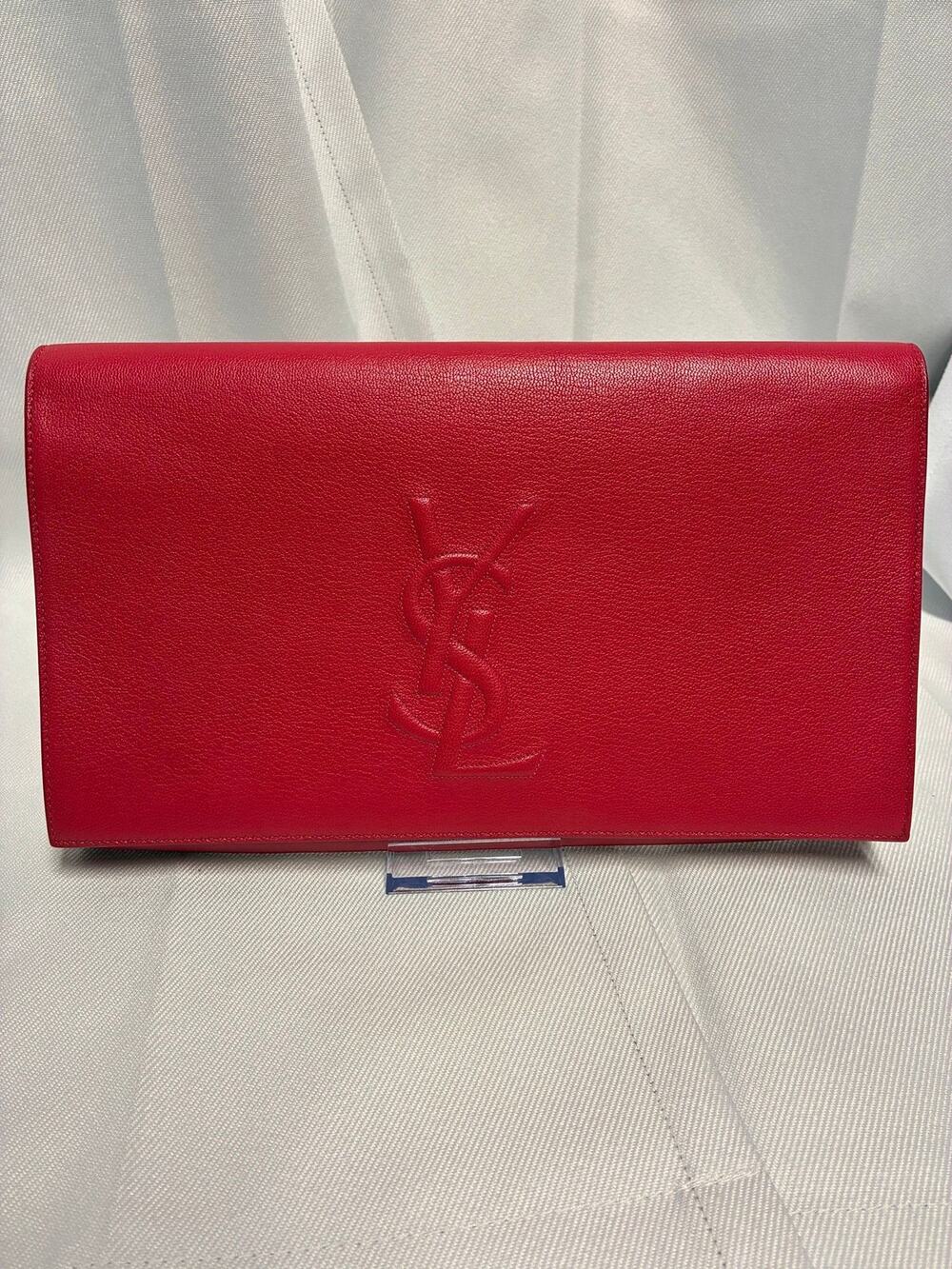 YSL Bellechasse Clutch Fuschia